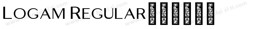 Logam Regular字体转换